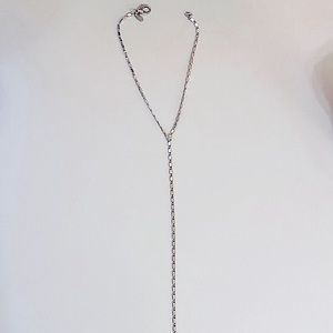 HRH Collection Sleek Dash Lariat Necklace